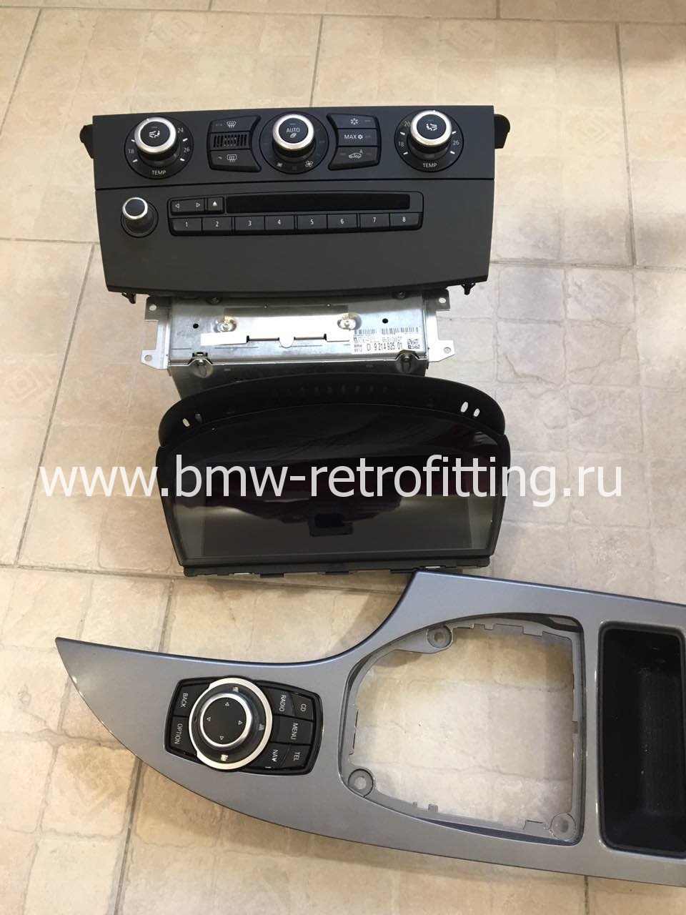 Установка cic bmw e60